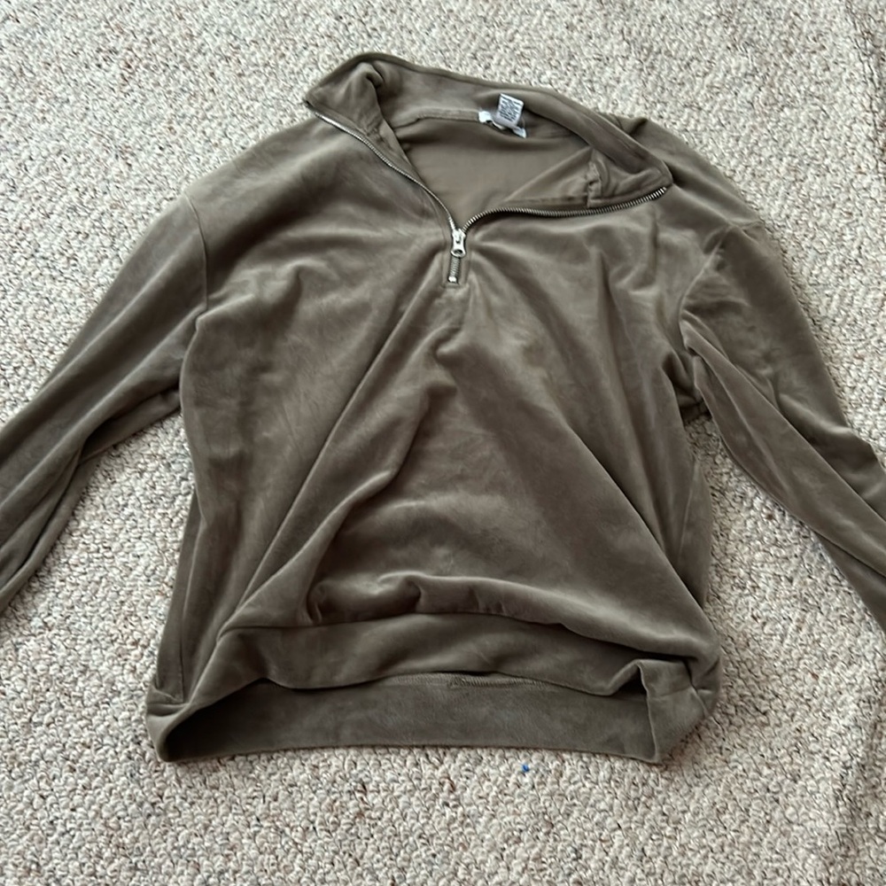 Grayish-green Better / Together quarter zip